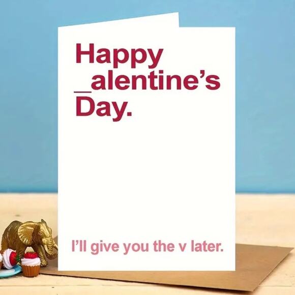 Valentine's Day Funny Card for your partner -  5 x 7 - Picture 4 of 6